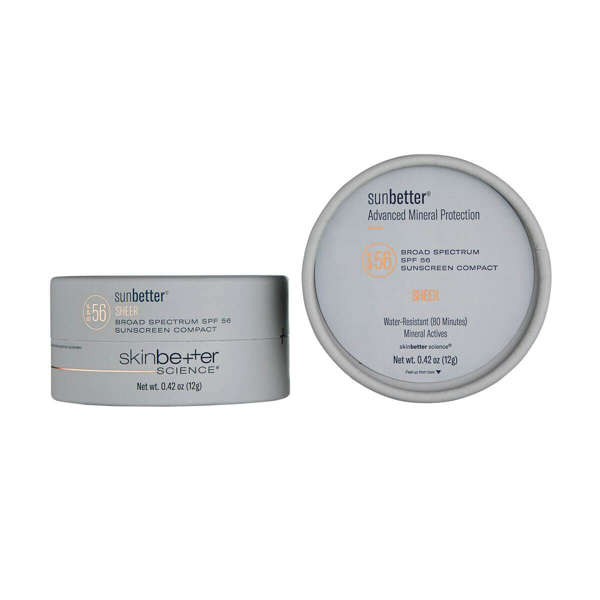 sunbetter SHEER SPF 56 Mineral Sunscreen Compact